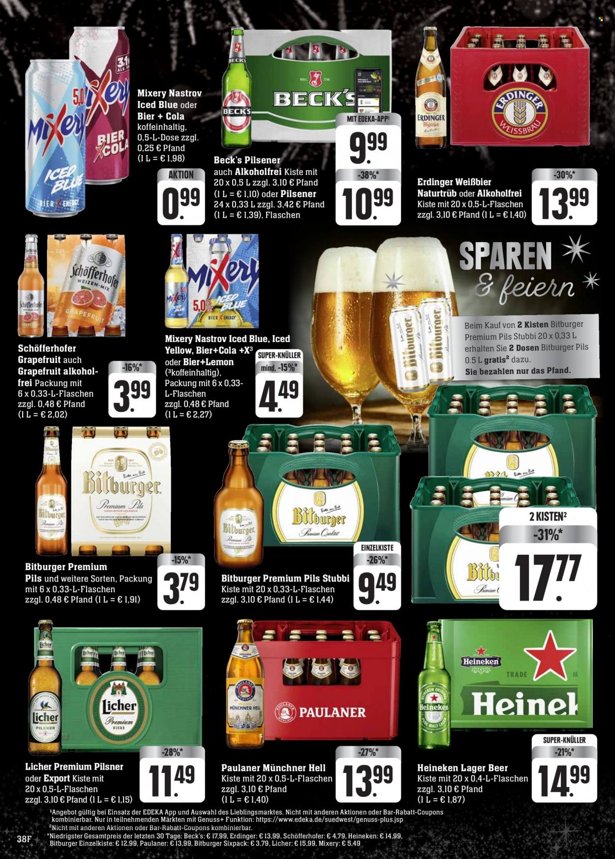 Edeka Prospekte  - 27.12.2023 - 30.12.2023. Seite 38