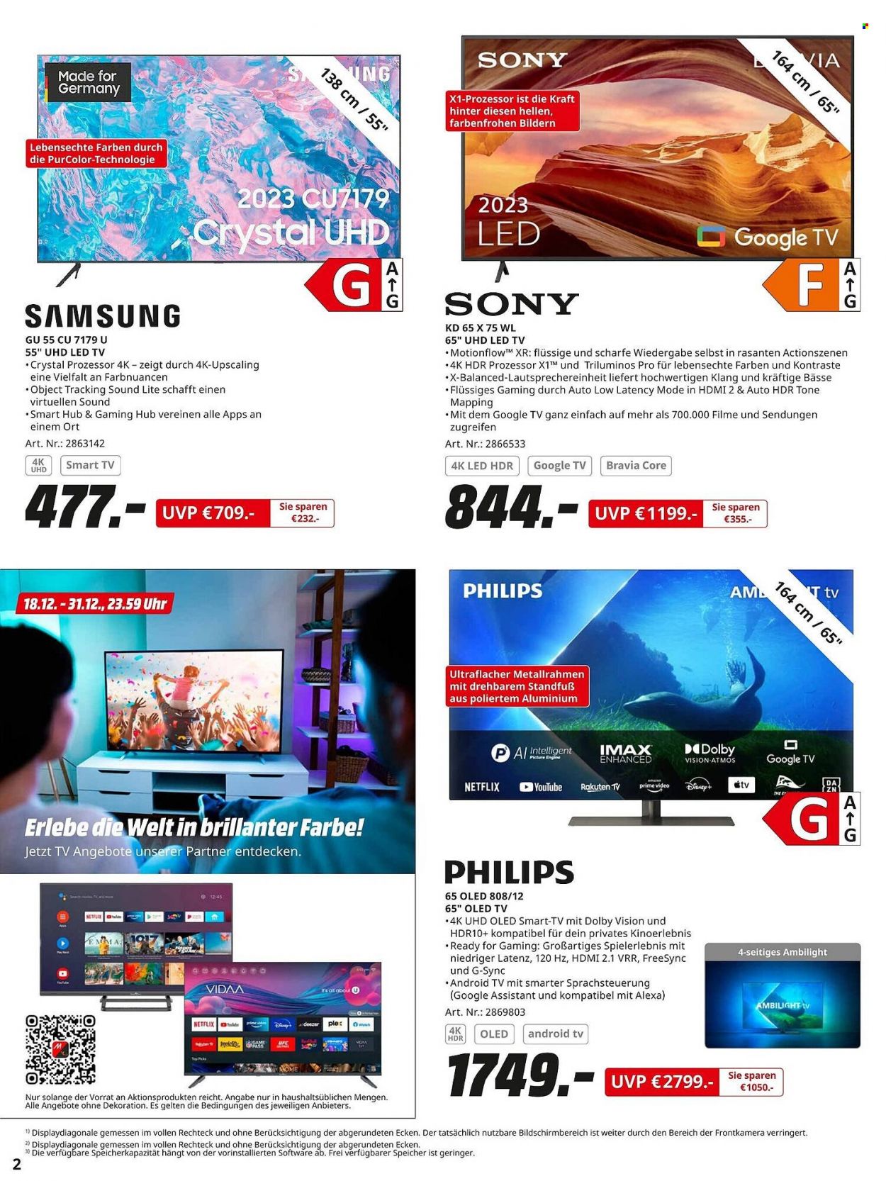 MediaMarkt Prospekte  - 18.12.2023 - 31.12.2023. Seite 2