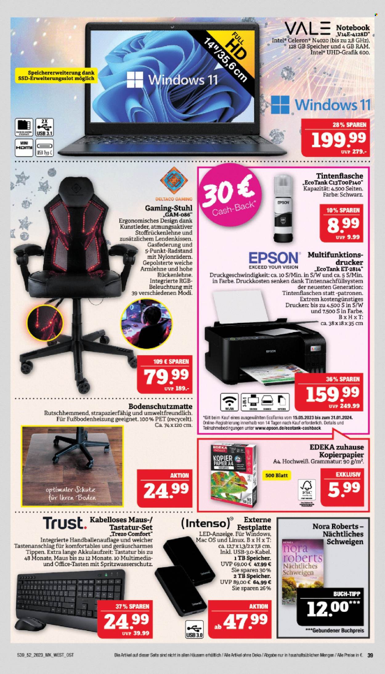 Marktkauf Prospekte  - 27.12.2023 - 30.12.2023. Seite 39