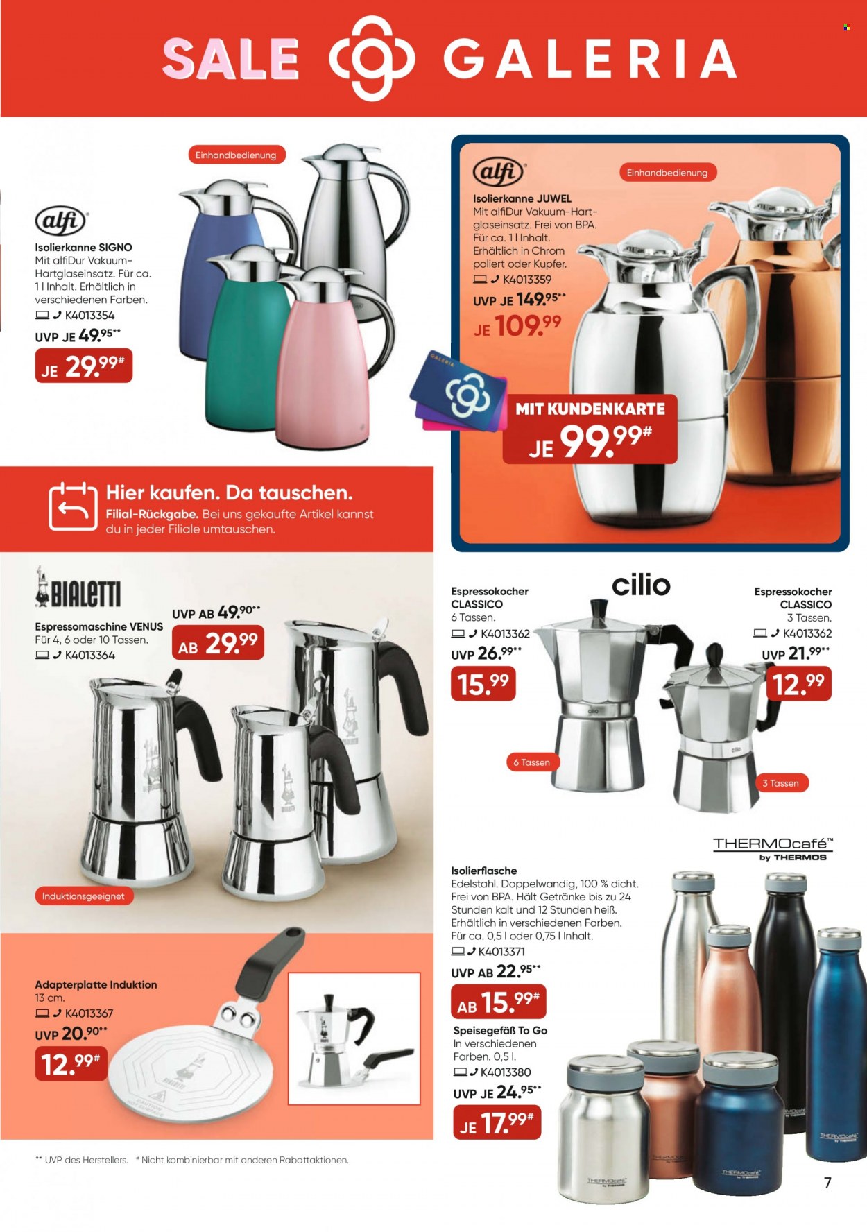 GALERIA Karstadt Kaufhof Prospekte  - 27.12.2023 - 2.01.2024. Seite 7