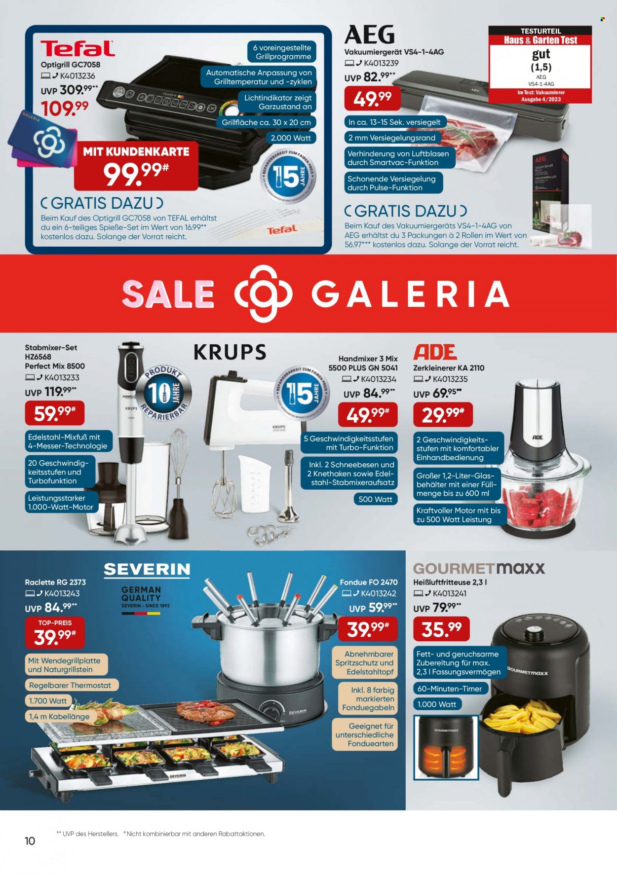 GALERIA Karstadt Kaufhof Prospekte  - 27.12.2023 - 2.01.2024. Seite 10