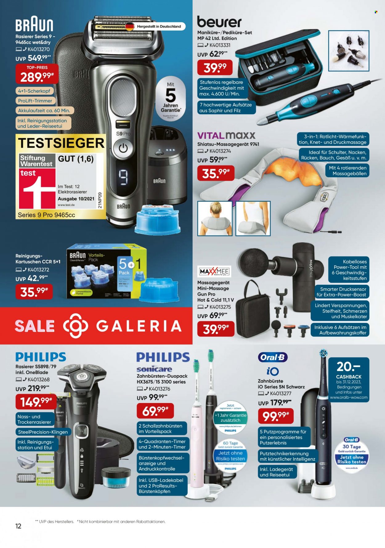 GALERIA Karstadt Kaufhof Prospekte  - 27.12.2023 - 2.01.2024. Seite 12
