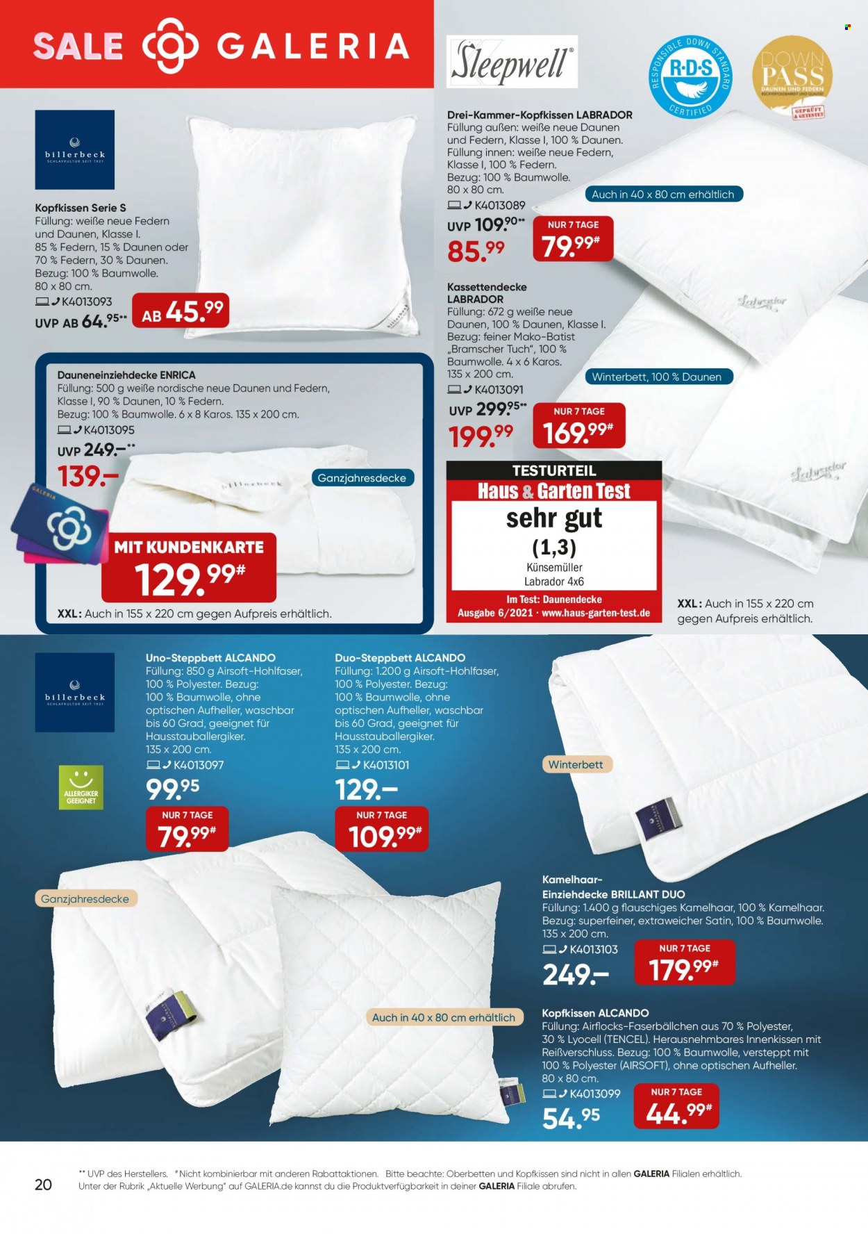 GALERIA Karstadt Kaufhof Prospekte  - 27.12.2023 - 2.01.2024. Seite 20