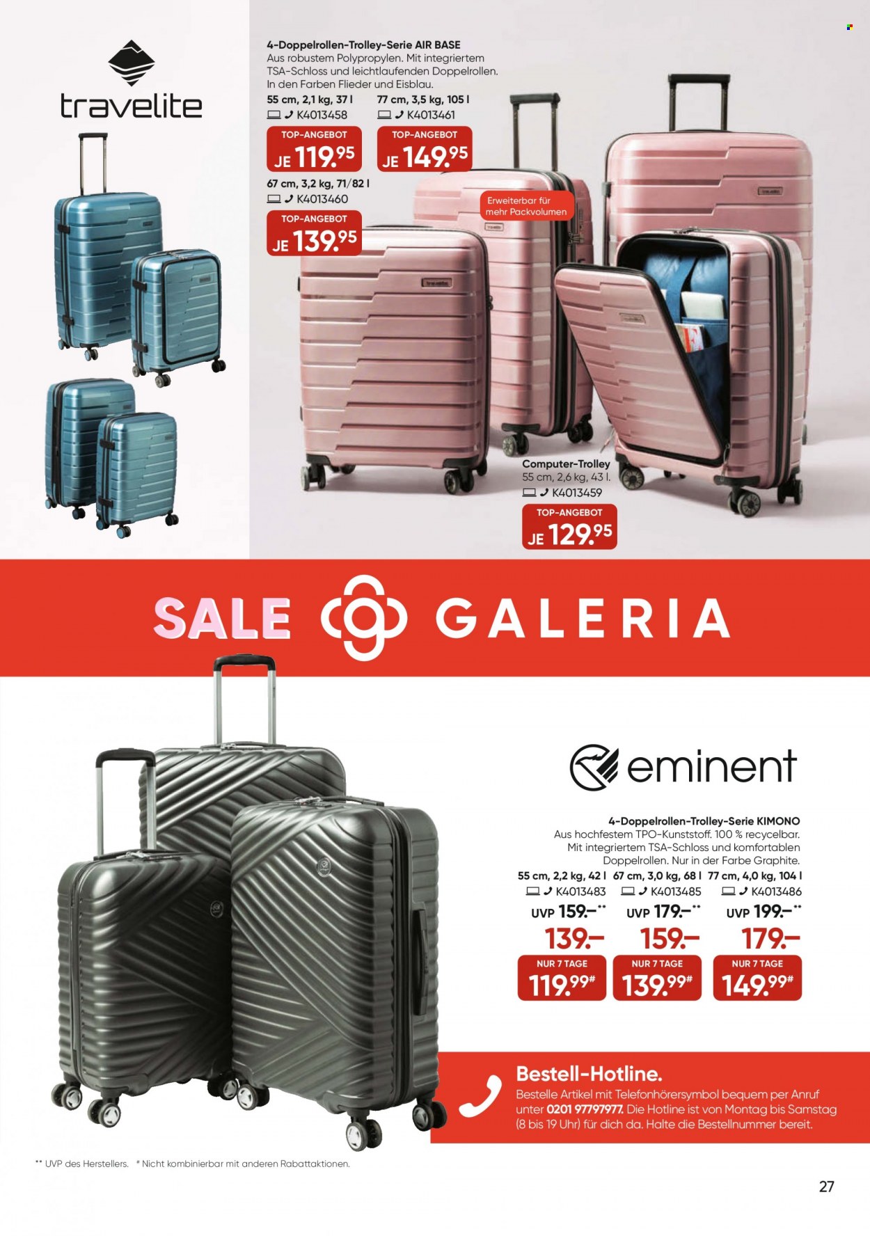 GALERIA Karstadt Kaufhof Prospekte  - 27.12.2023 - 2.01.2024. Seite 27