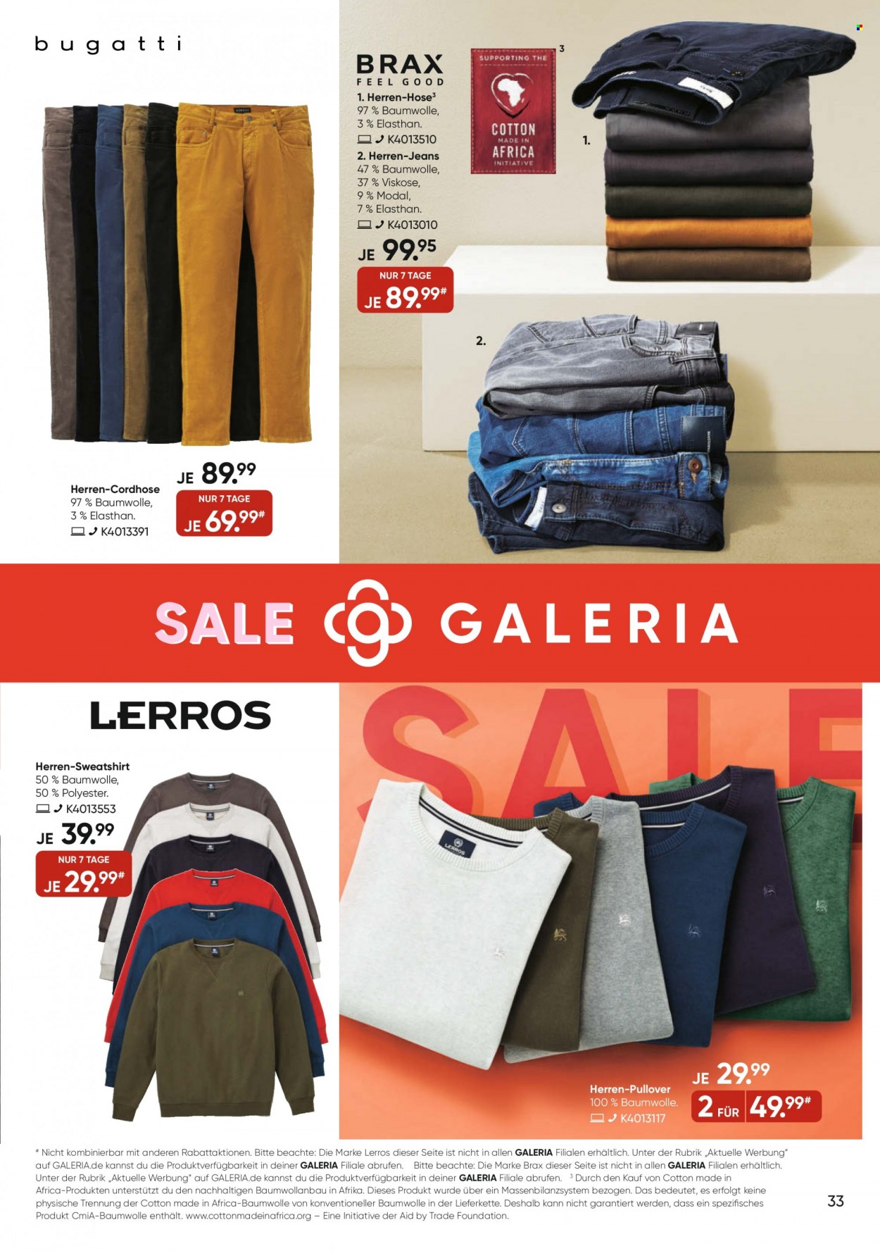 GALERIA Karstadt Kaufhof Prospekte  - 27.12.2023 - 2.01.2024. Seite 33
