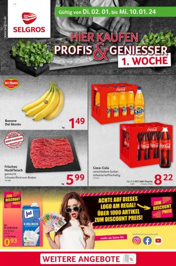 Prospekte Selgros - 2.01.2024 - 10.01.2024.