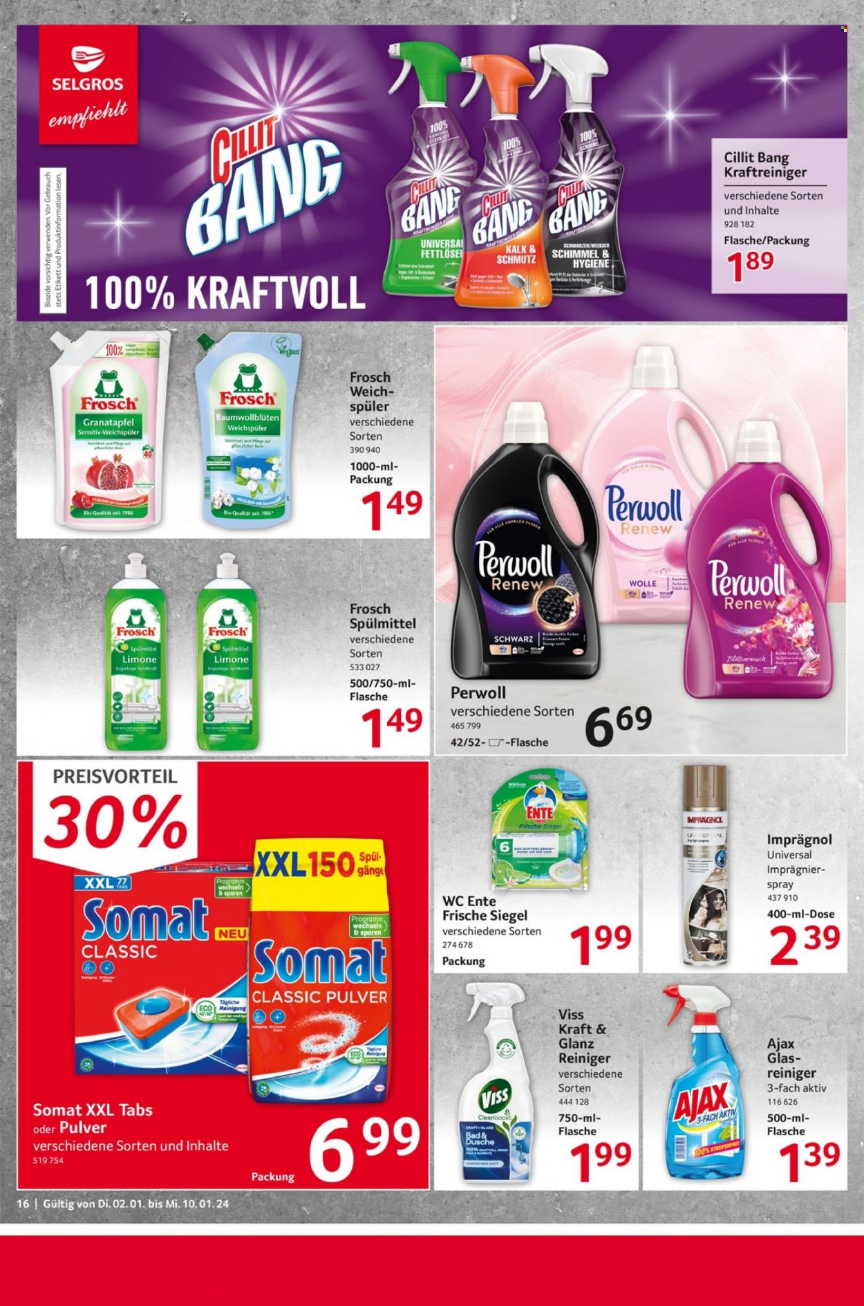 Selgros Prospekte  - 2.01.2024 - 10.01.2024. Seite 16