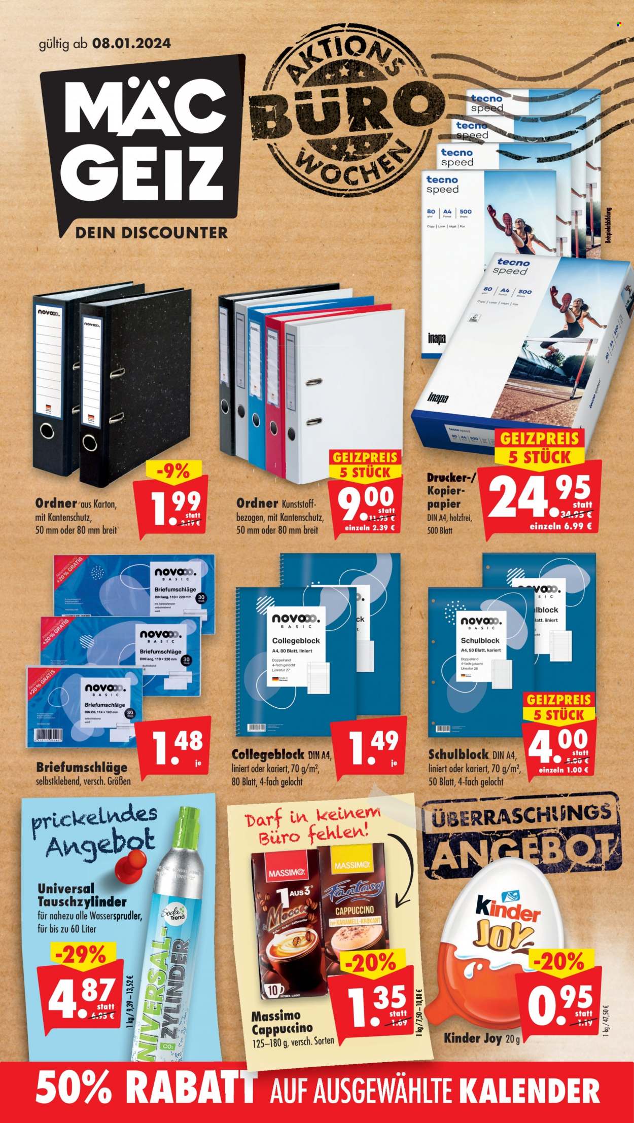 Mäc-Geiz Prospekte  - 8.01.2024 - 14.01.2024. Seite 1