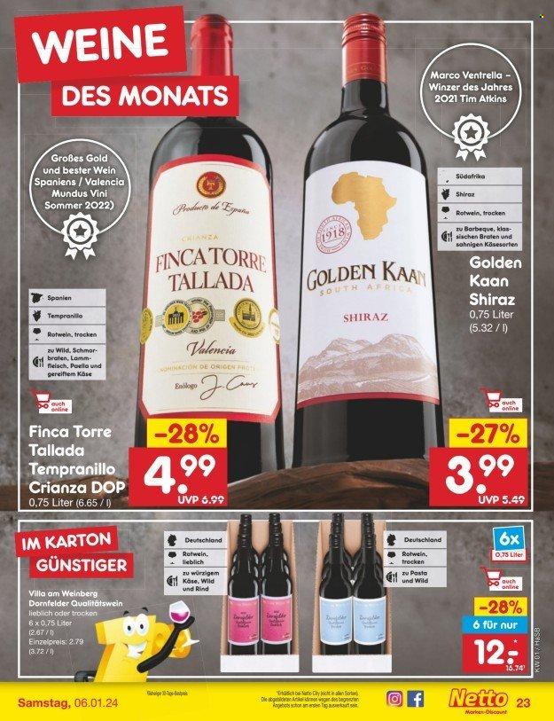 Netto Marken-Discount Prospekte  - 2.01.2024 - 6.01.2024. Seite 27
