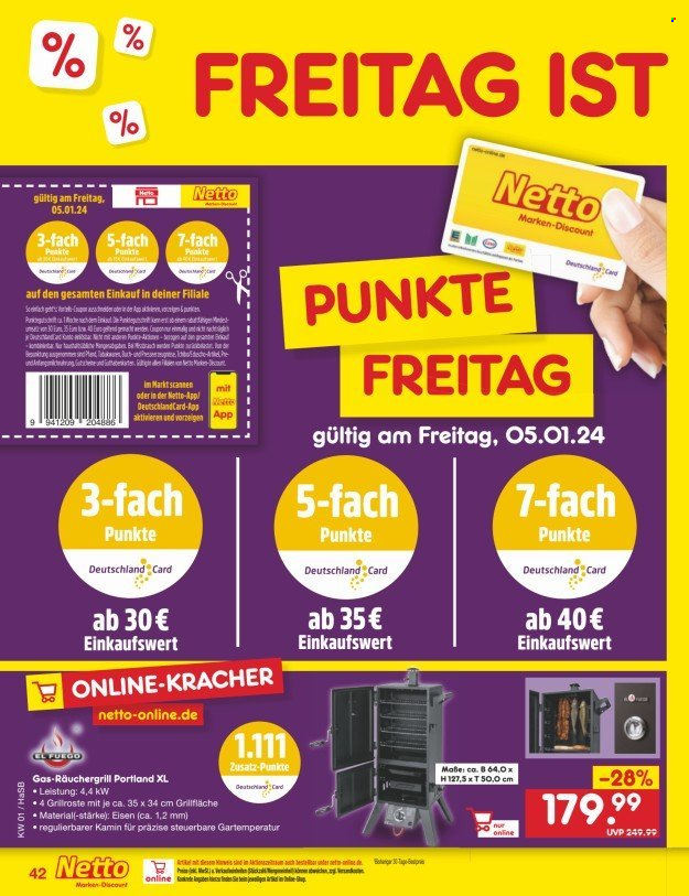 Netto Marken-Discount Prospekte  - 2.01.2024 - 6.01.2024. Seite 46