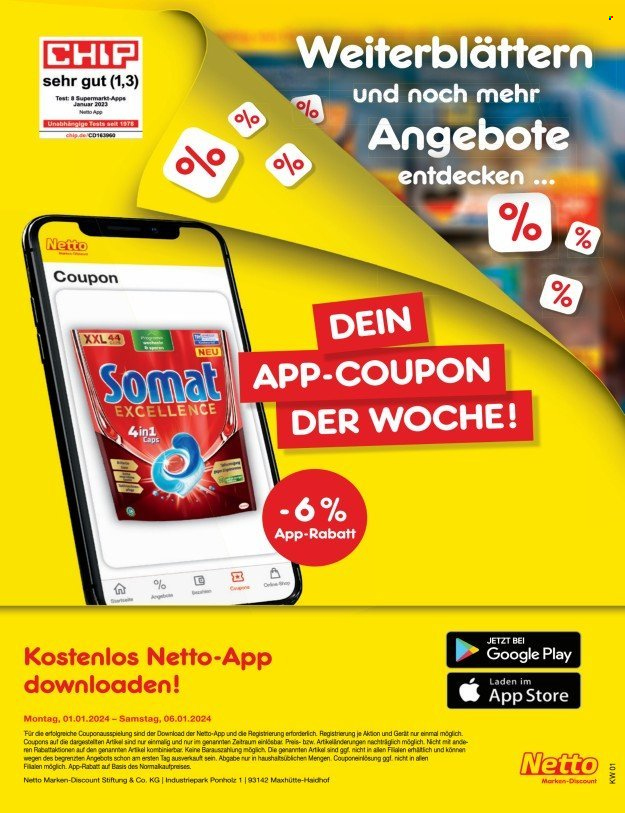 Netto Marken-Discount Prospekte  - 2.01.2024 - 6.01.2024. Seite 49