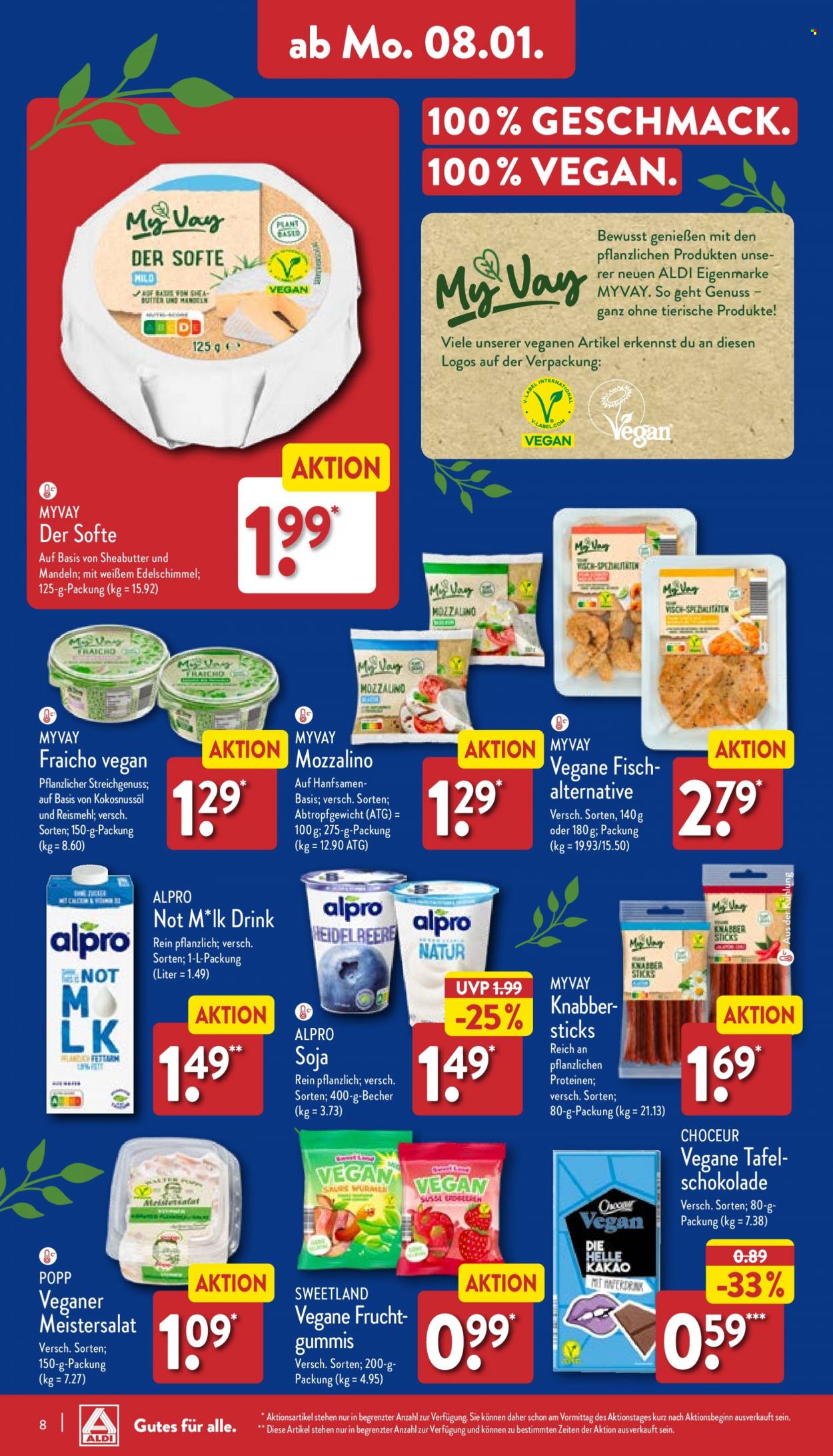 ALDI Nord Prospekte  - 8.01.2024 - 13.01.2024. Seite 8