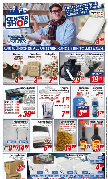 Prospekte CENTERSHOP - 2.01.2024 - 6.01.2024.