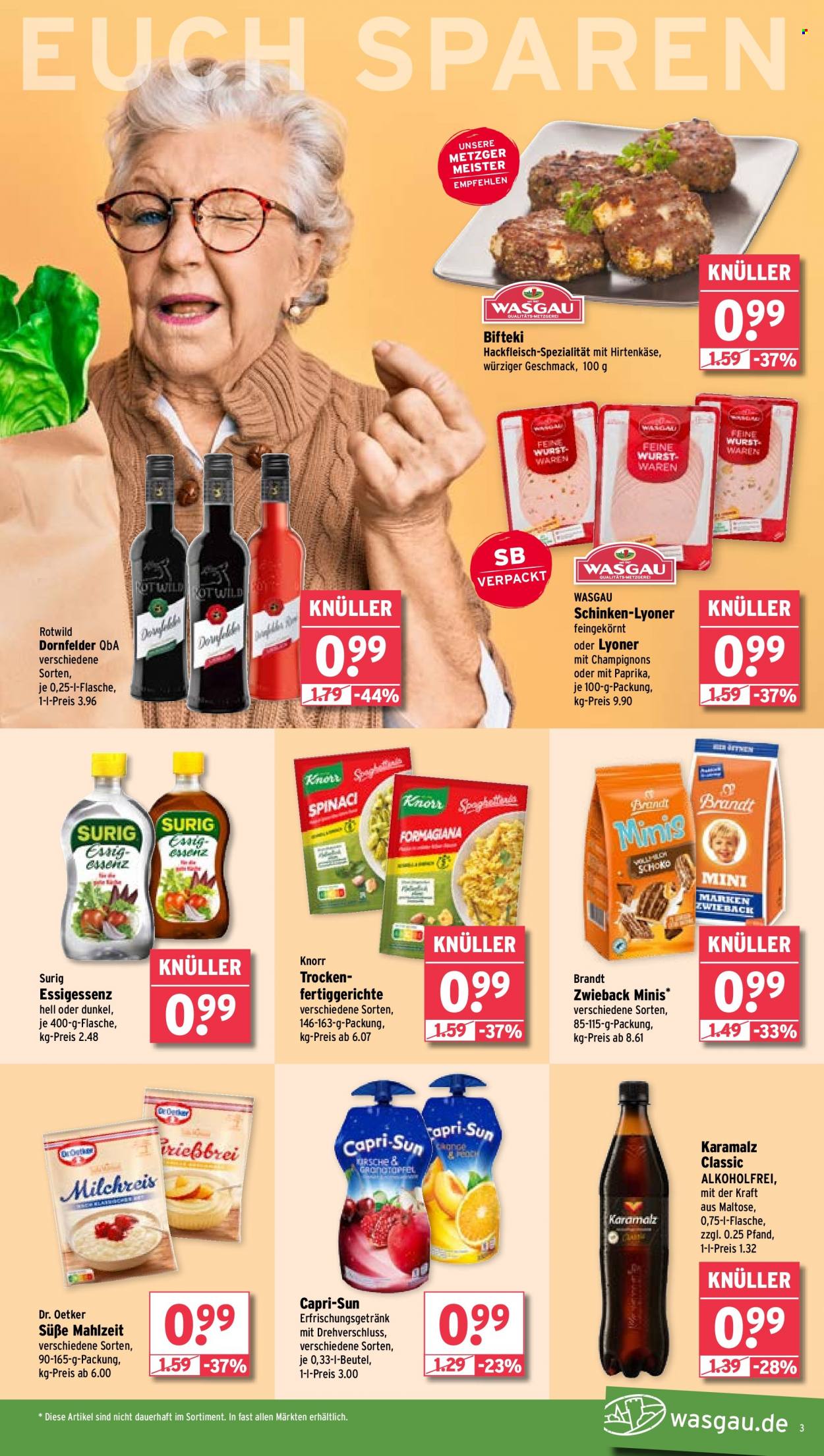 Wasgau Prospekte  - 2.01.2024 - 6.01.2024. Seite 3