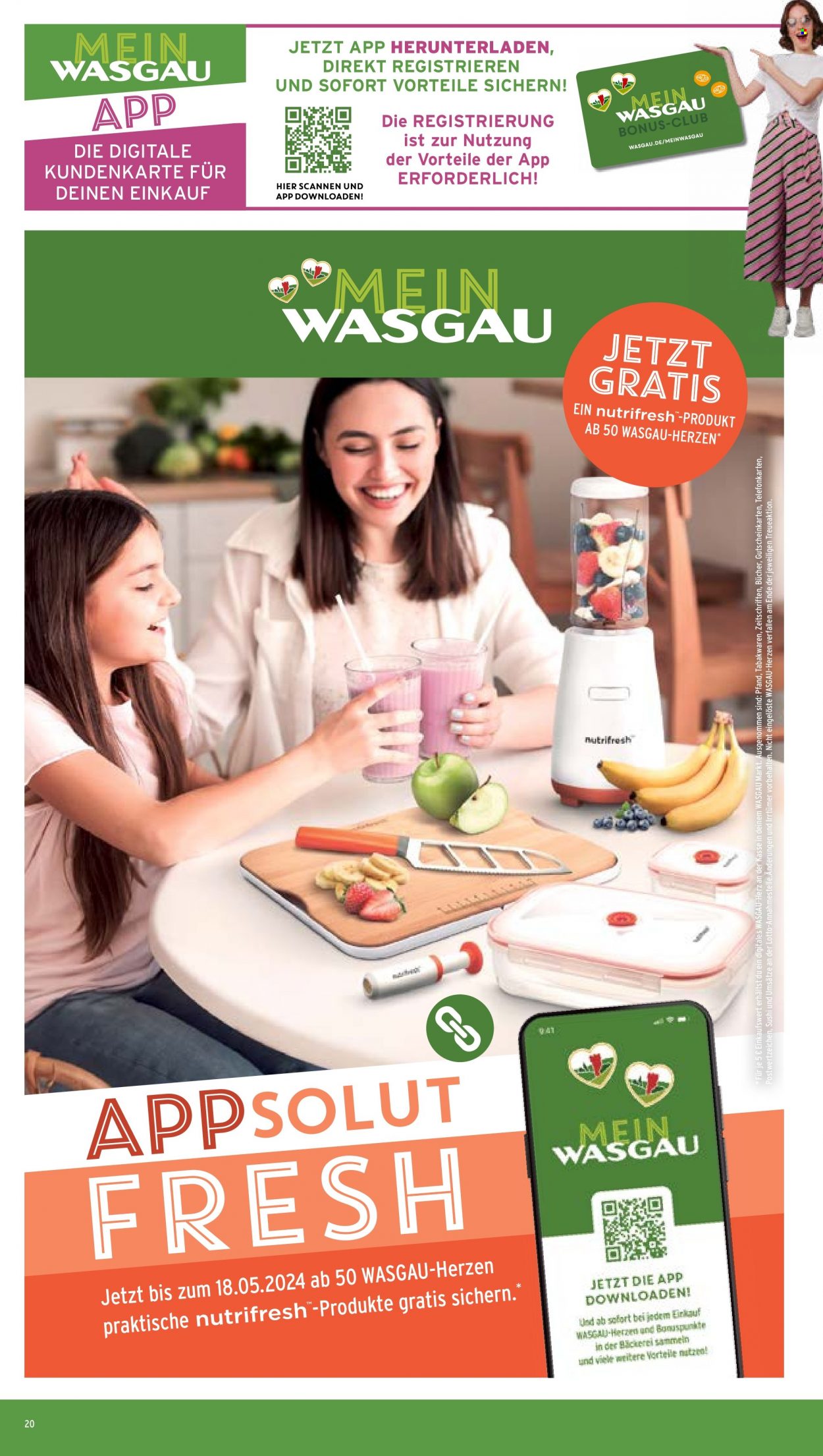 Wasgau Prospekte  - 2.01.2024 - 6.01.2024. Seite 20