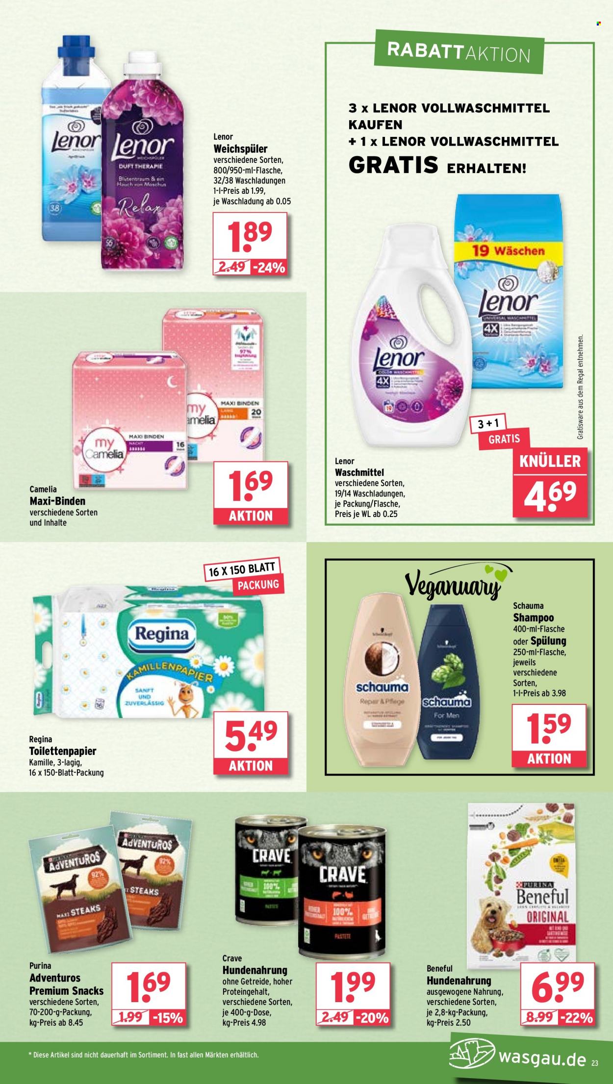 Wasgau Prospekte  - 2.01.2024 - 6.01.2024. Seite 23