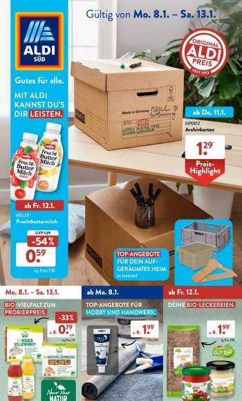 Prospekte ALDI SÜD - 8.01.2024 - 13.01.2024.