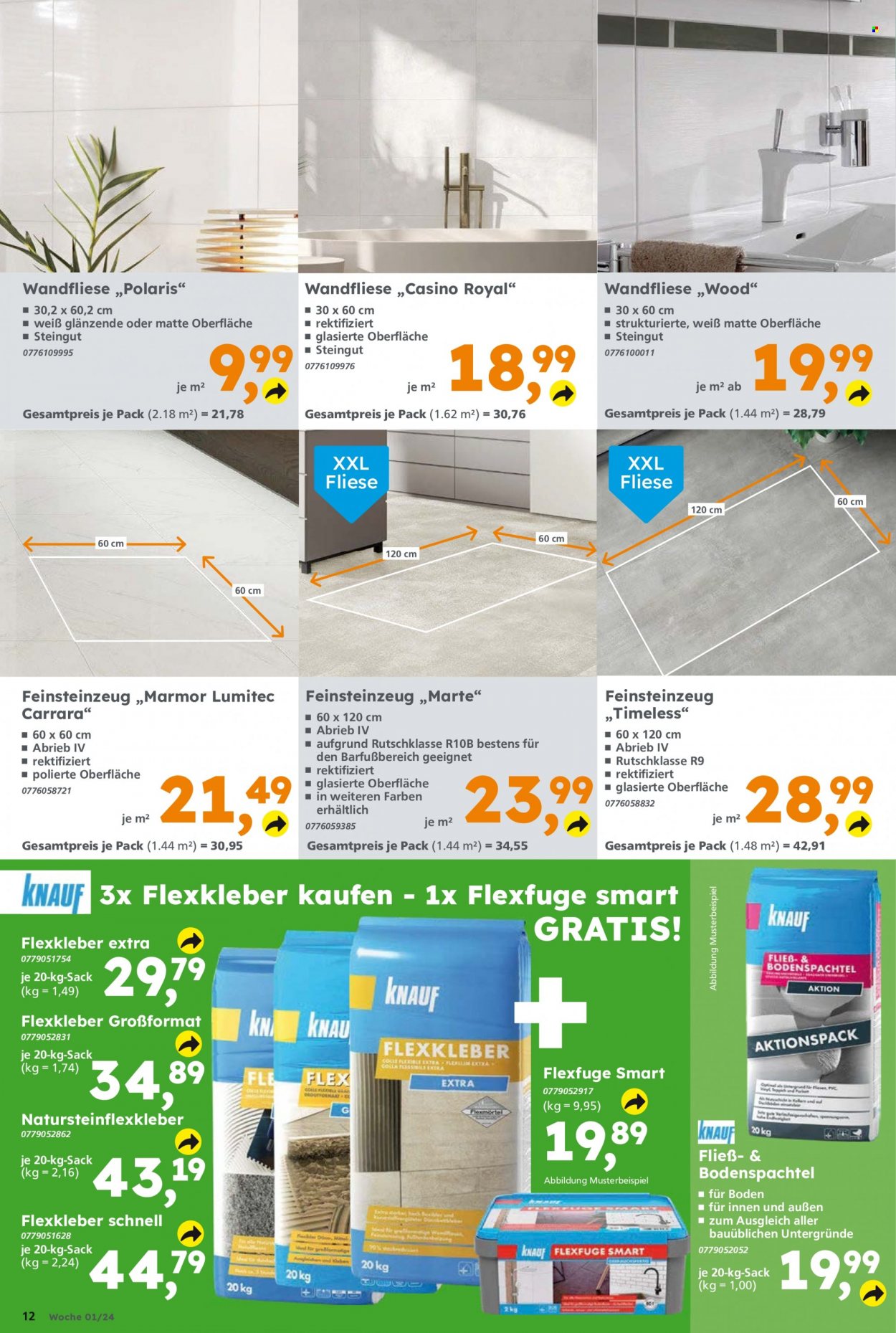 Globus Baumarkt Prospekte  - 2.01.2024 - 6.01.2024. Seite 12