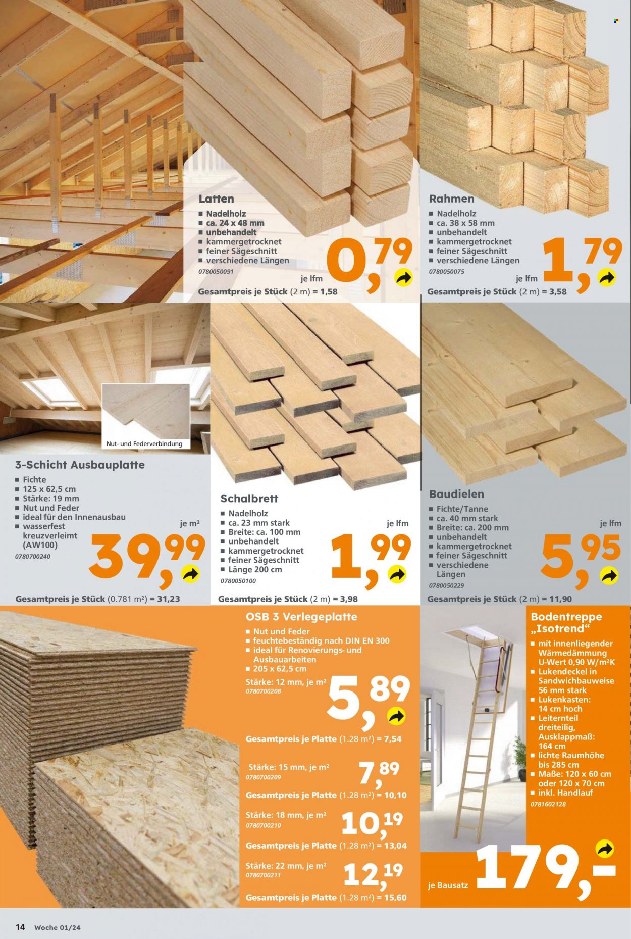 Globus Baumarkt Prospekte  - 2.01.2024 - 6.01.2024. Seite 14