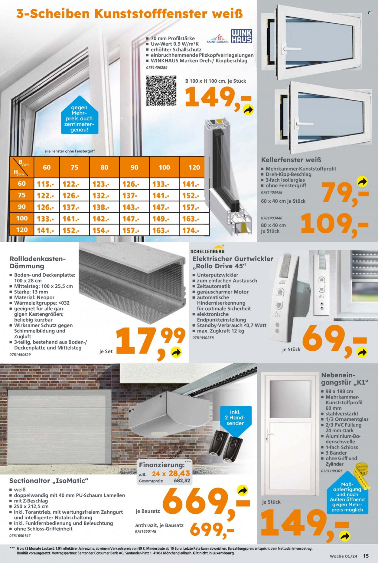 Globus Baumarkt Prospekte  - 2.01.2024 - 6.01.2024. Seite 15
