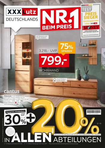 Prospekte XXXLutz - 31.12.2023 - 14.01.2024.