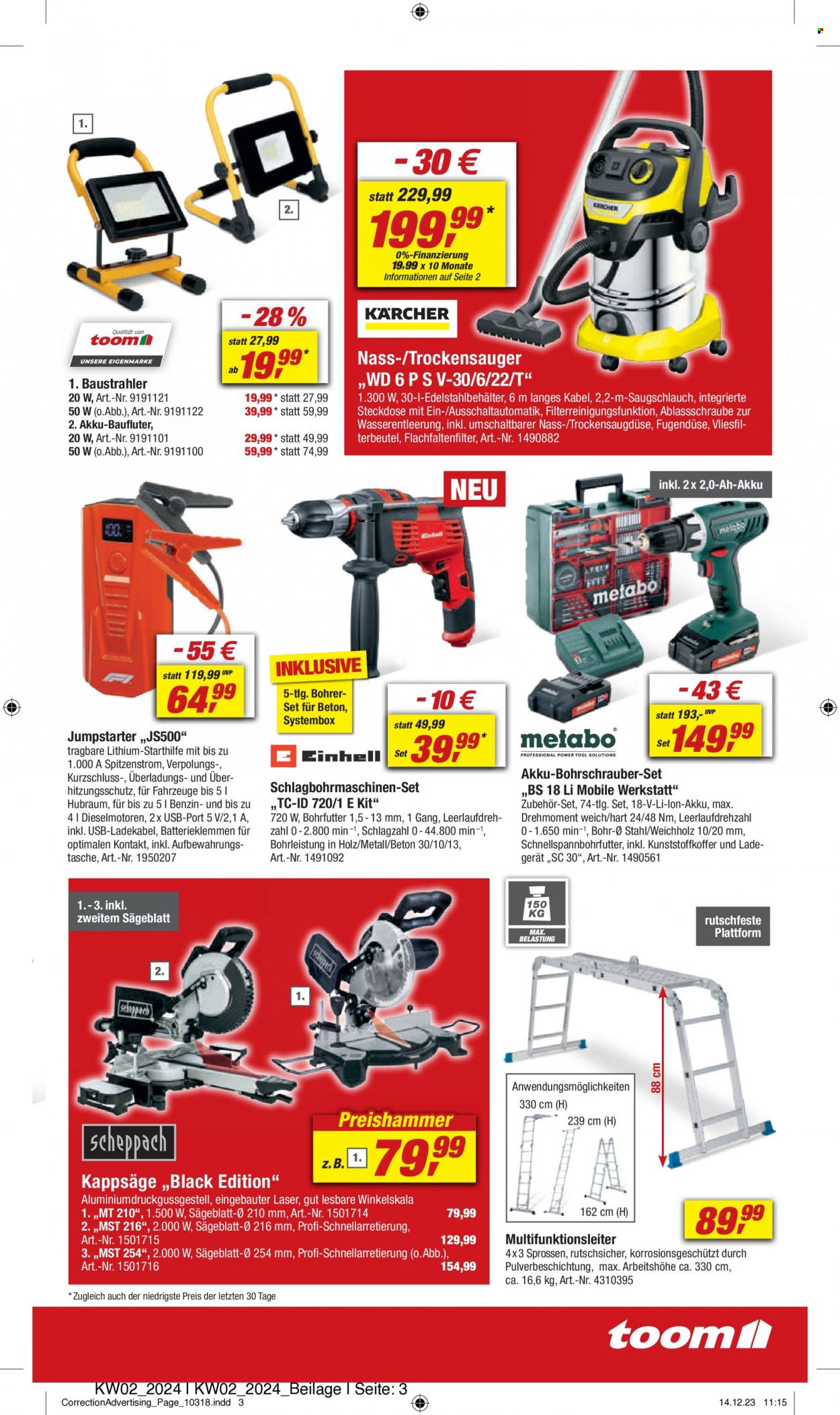 toom Baumarkt Prospekte  - 6.01.2024 - 12.01.2024. Seite 3