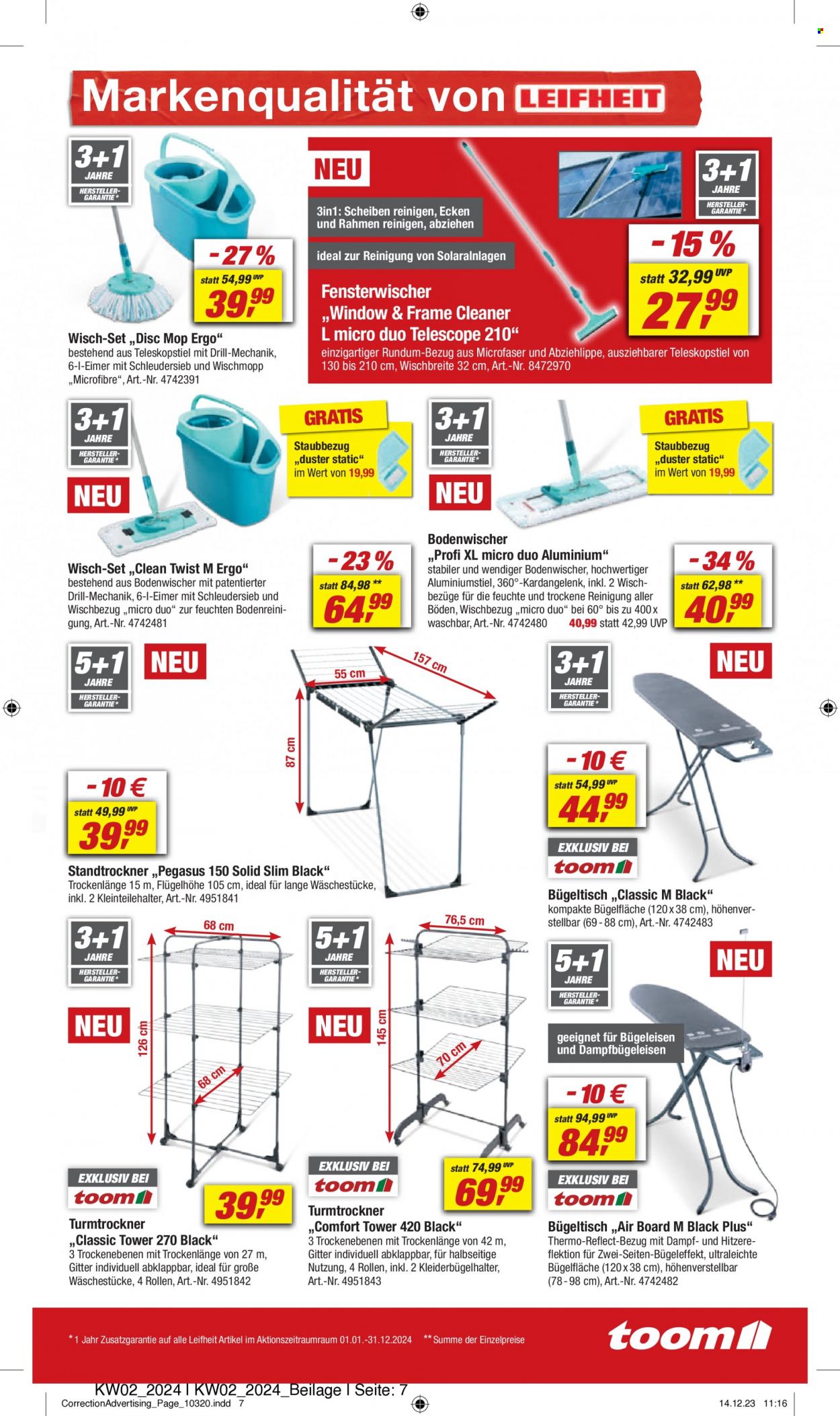 toom Baumarkt Prospekte  - 6.01.2024 - 12.01.2024. Seite 7