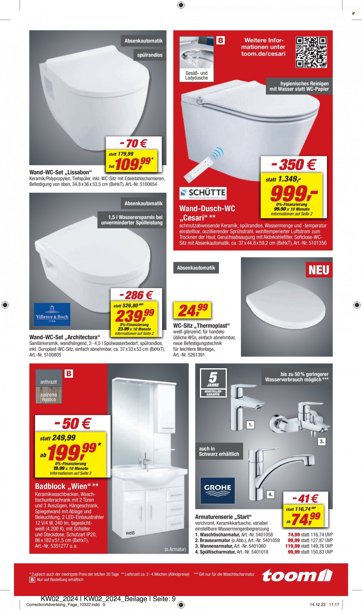 toom Baumarkt Prospekte  - 6.01.2024 - 12.01.2024. Seite 9