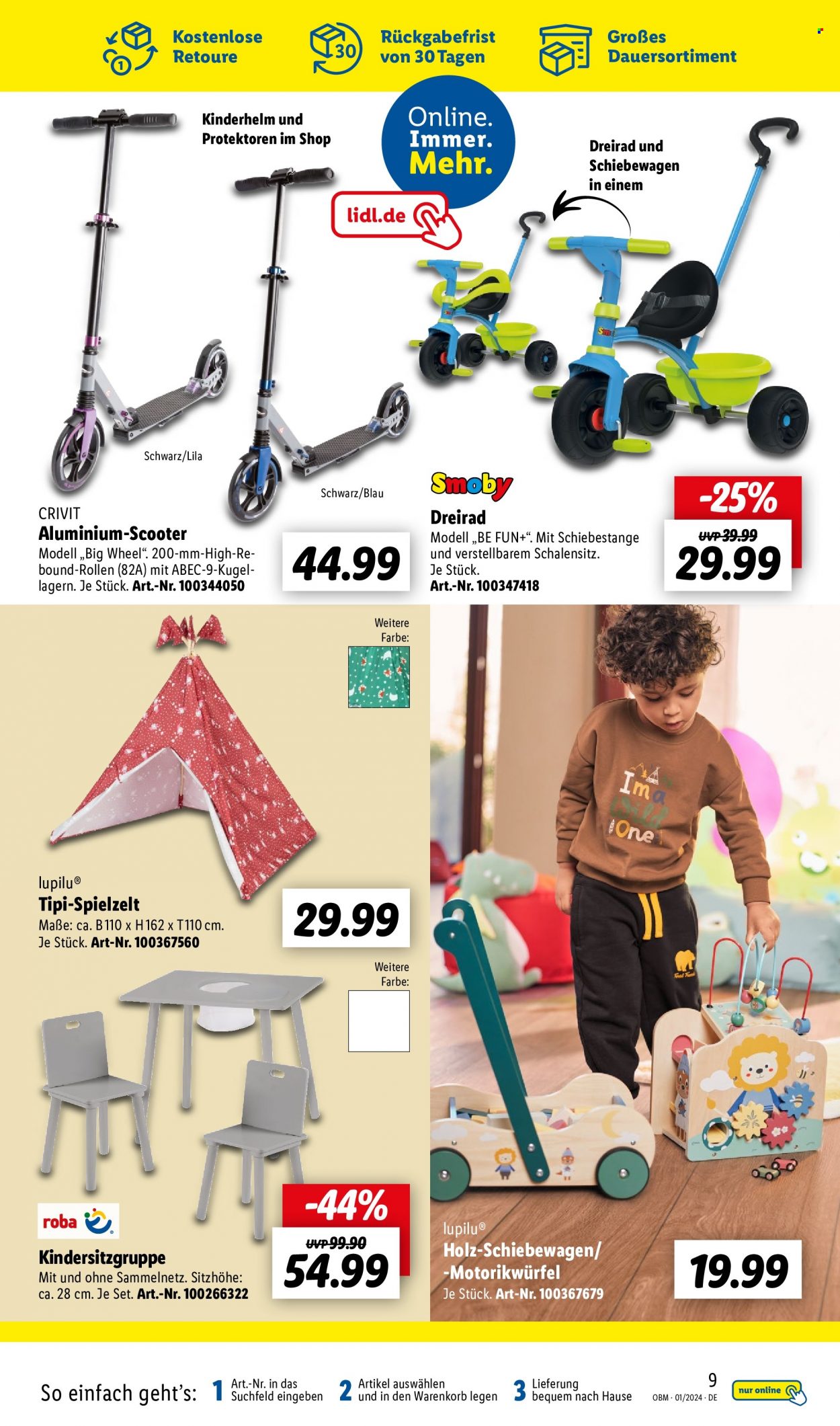 Lidl Prospekte  - 1.01.2024 - 31.01.2024. Seite 9
