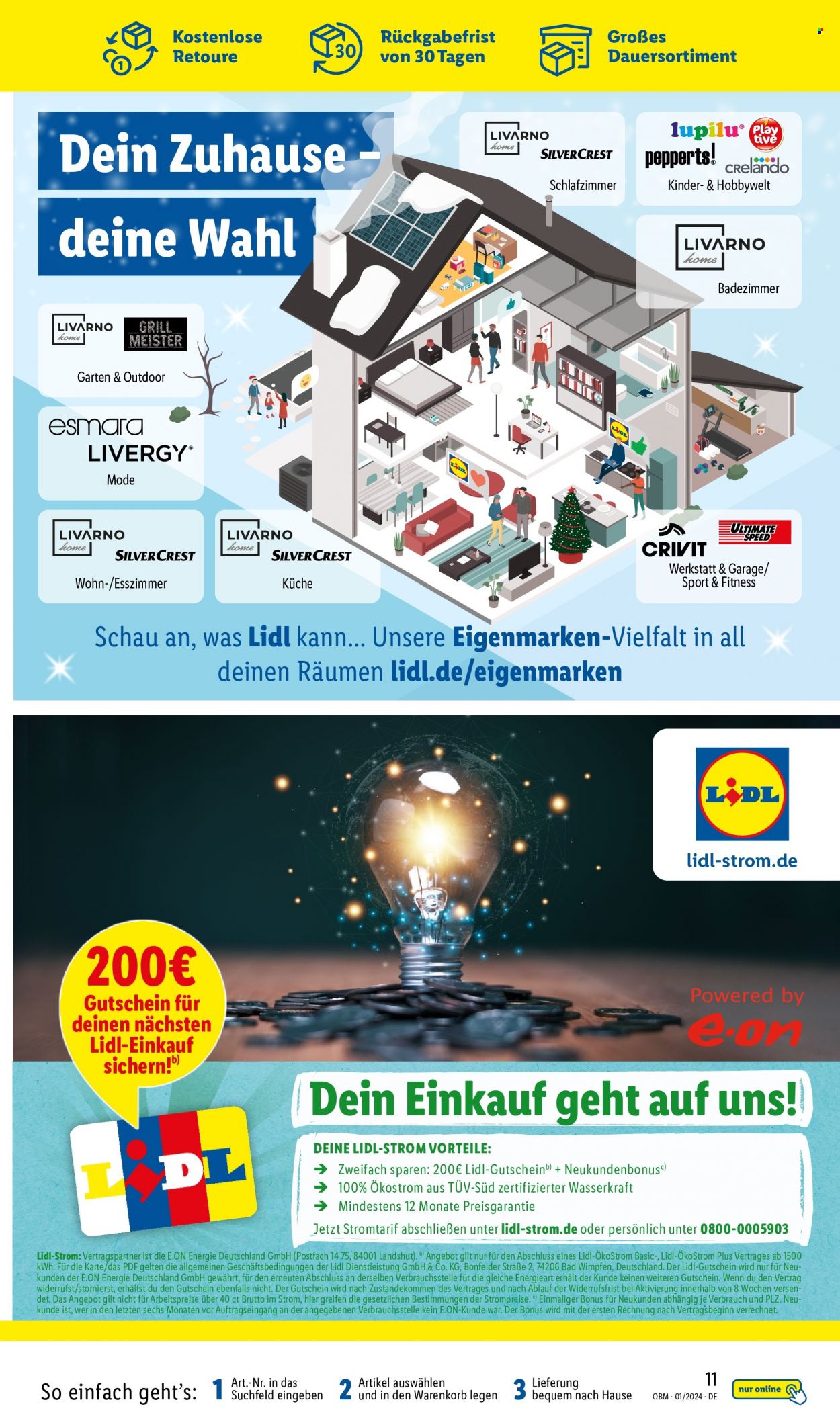 Lidl Prospekte  - 1.01.2024 - 31.01.2024. Seite 11