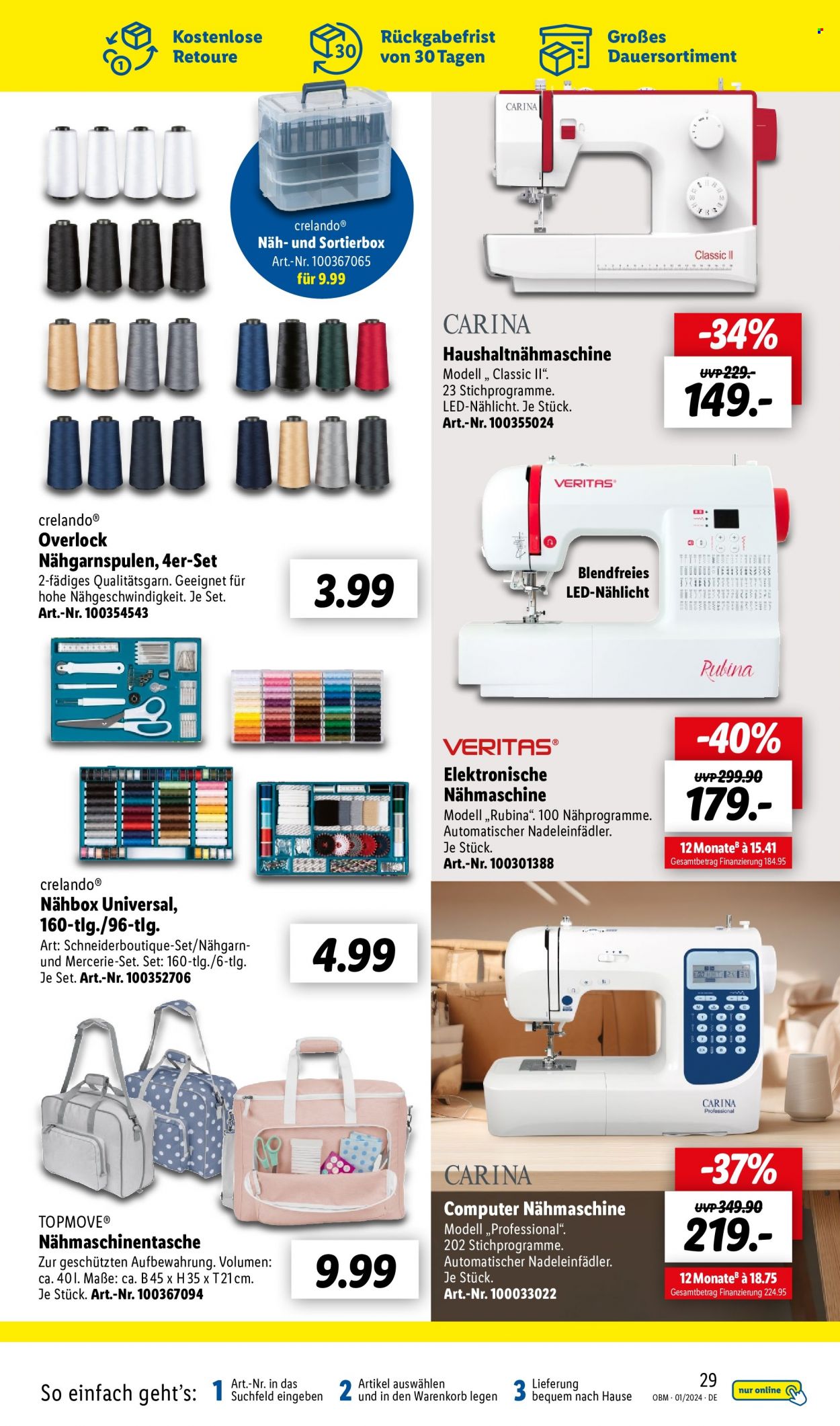 Lidl Prospekte  - 1.01.2024 - 31.01.2024. Seite 31