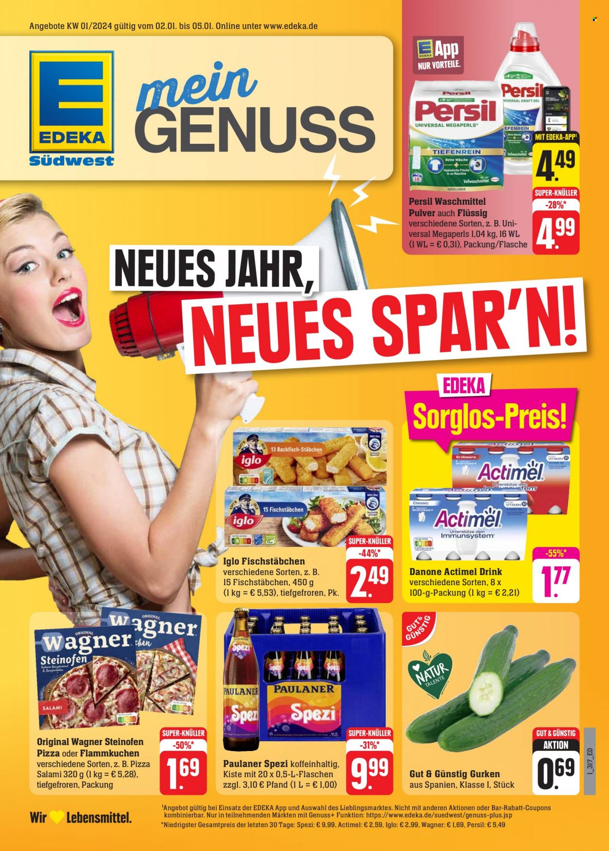 Edeka Prospekte  - 2.01.2024 - 6.01.2024. Seite 1