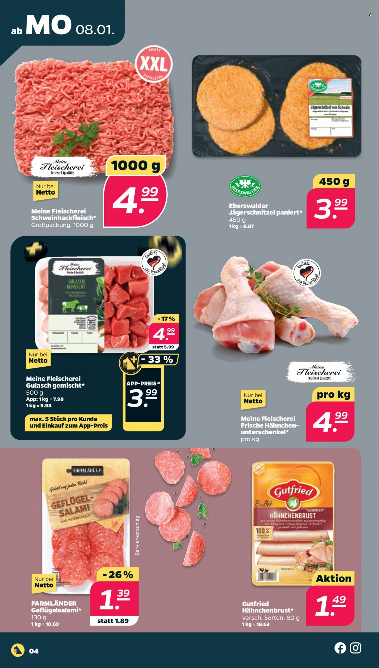 Netto Prospekte  - 8.01.2024 - 13.01.2024. Seite 4
