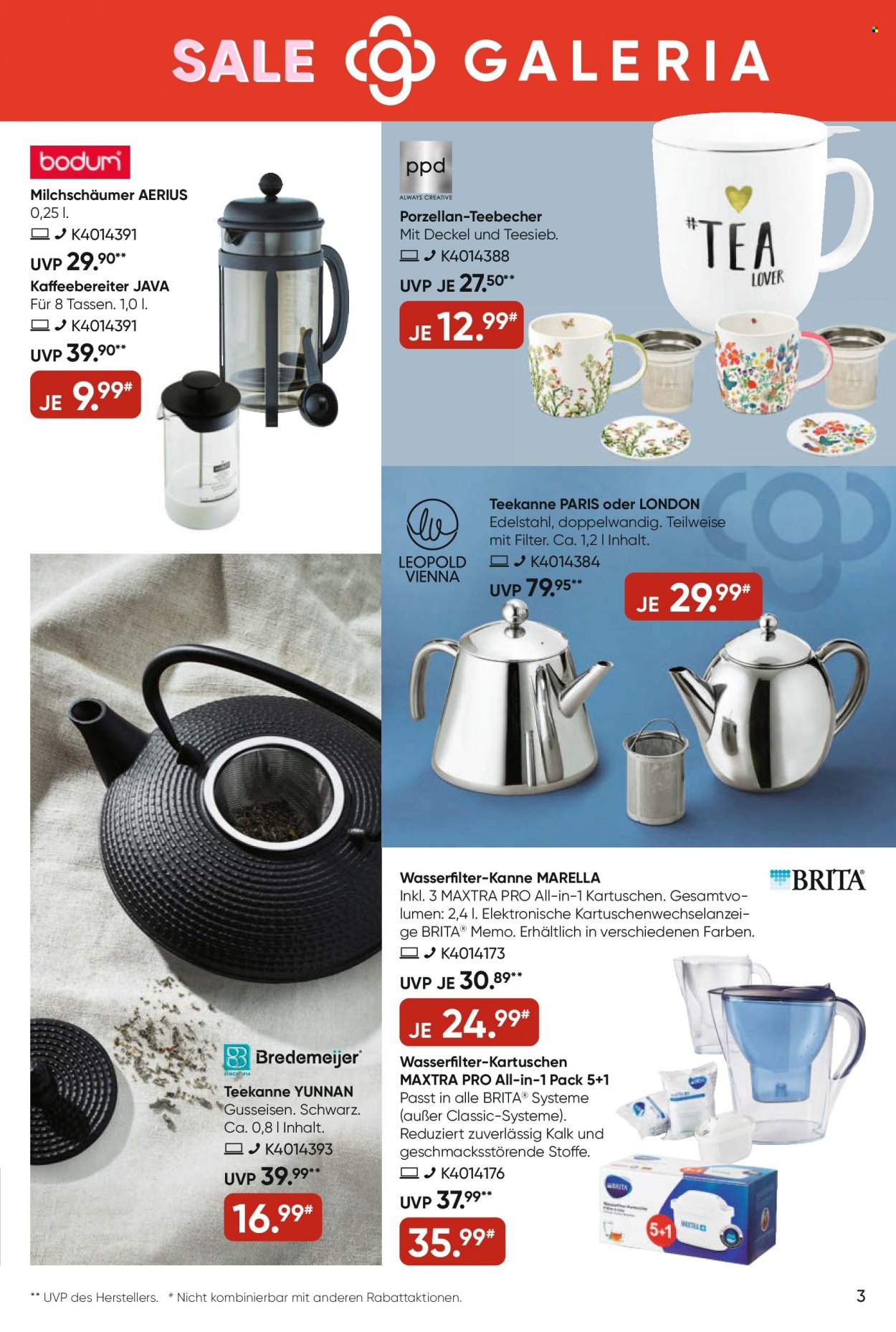 GALERIA Karstadt Kaufhof Prospekte  - 3.01.2024 - 9.01.2024. Seite 3