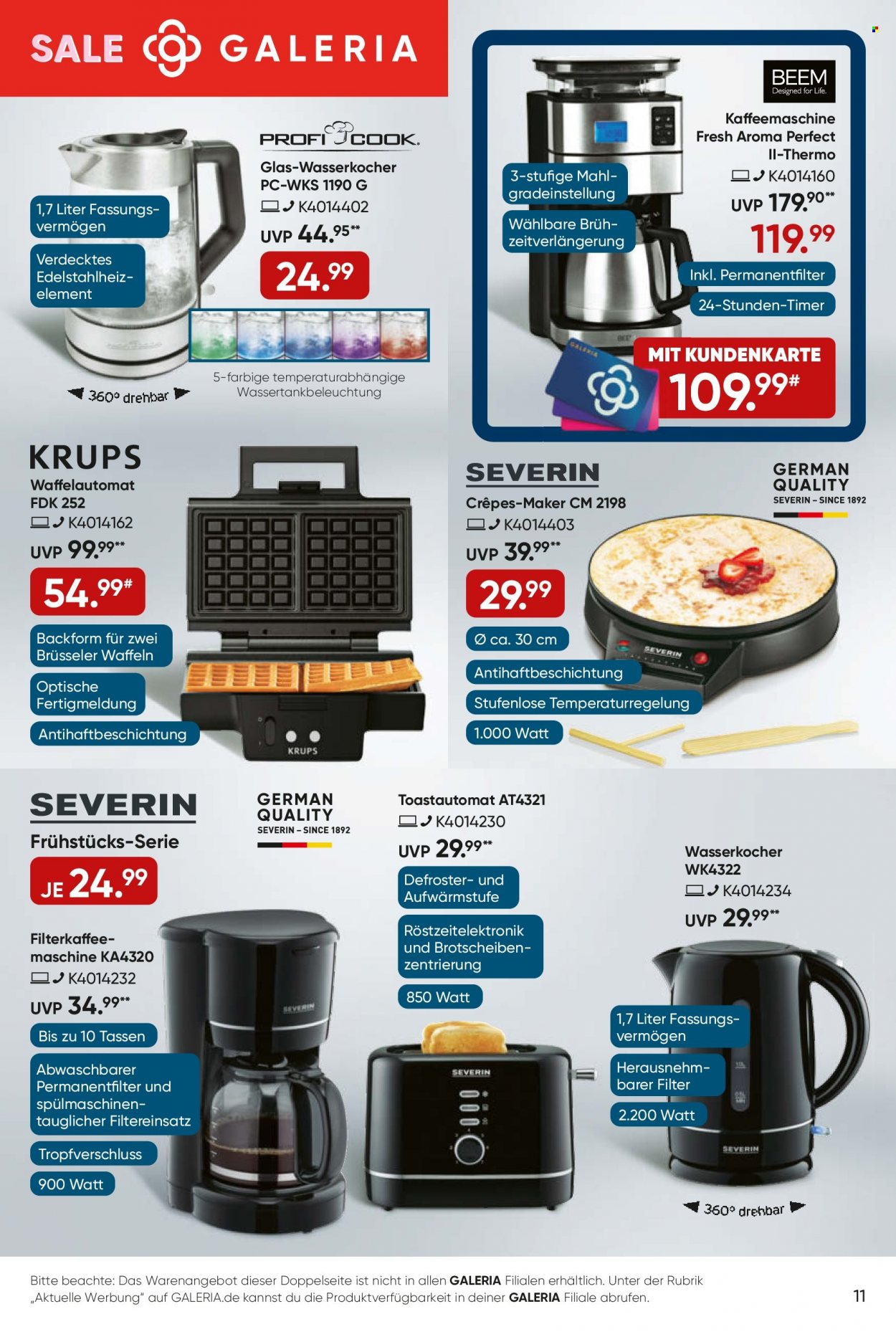 GALERIA Karstadt Kaufhof Prospekte  - 3.01.2024 - 9.01.2024. Seite 11