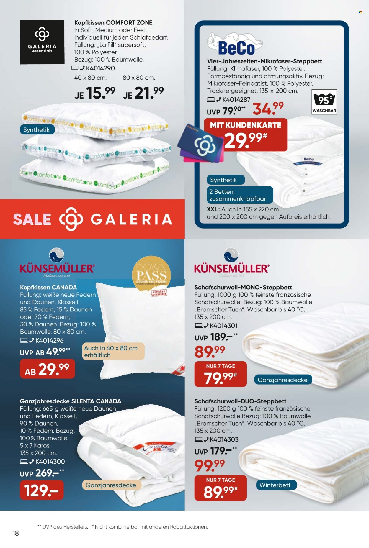 GALERIA Karstadt Kaufhof Prospekte  - 3.01.2024 - 9.01.2024. Seite 18