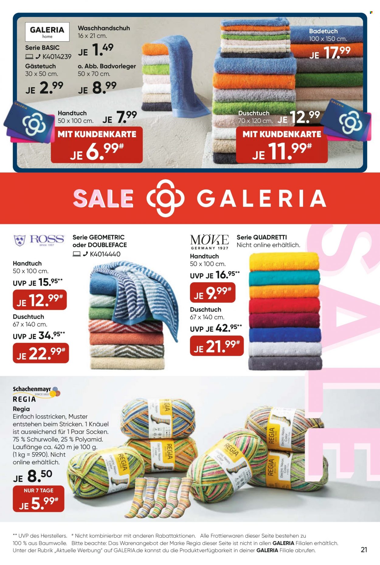 GALERIA Karstadt Kaufhof Prospekte  - 3.01.2024 - 9.01.2024. Seite 21