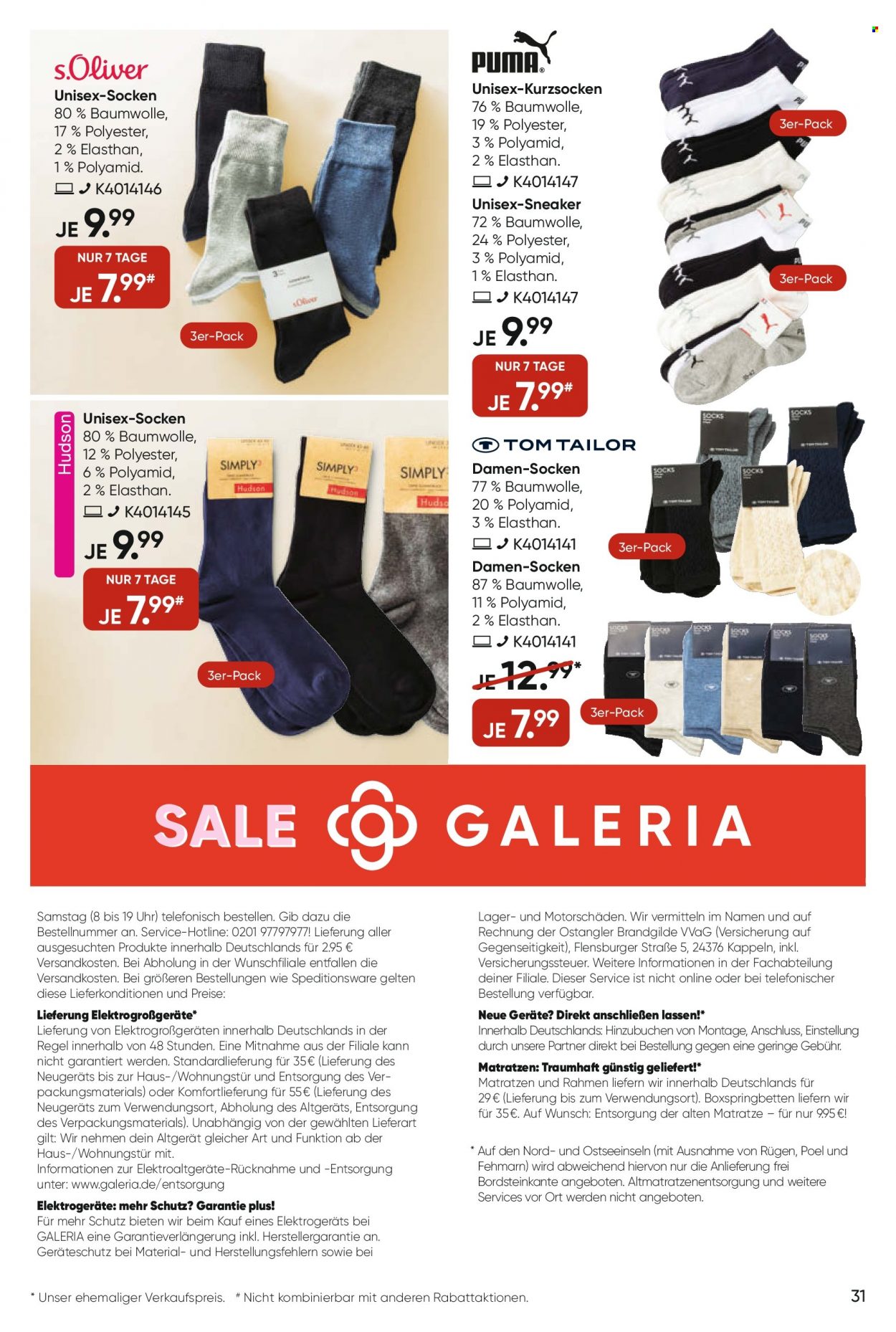 GALERIA Karstadt Kaufhof Prospekte  - 3.01.2024 - 9.01.2024. Seite 31