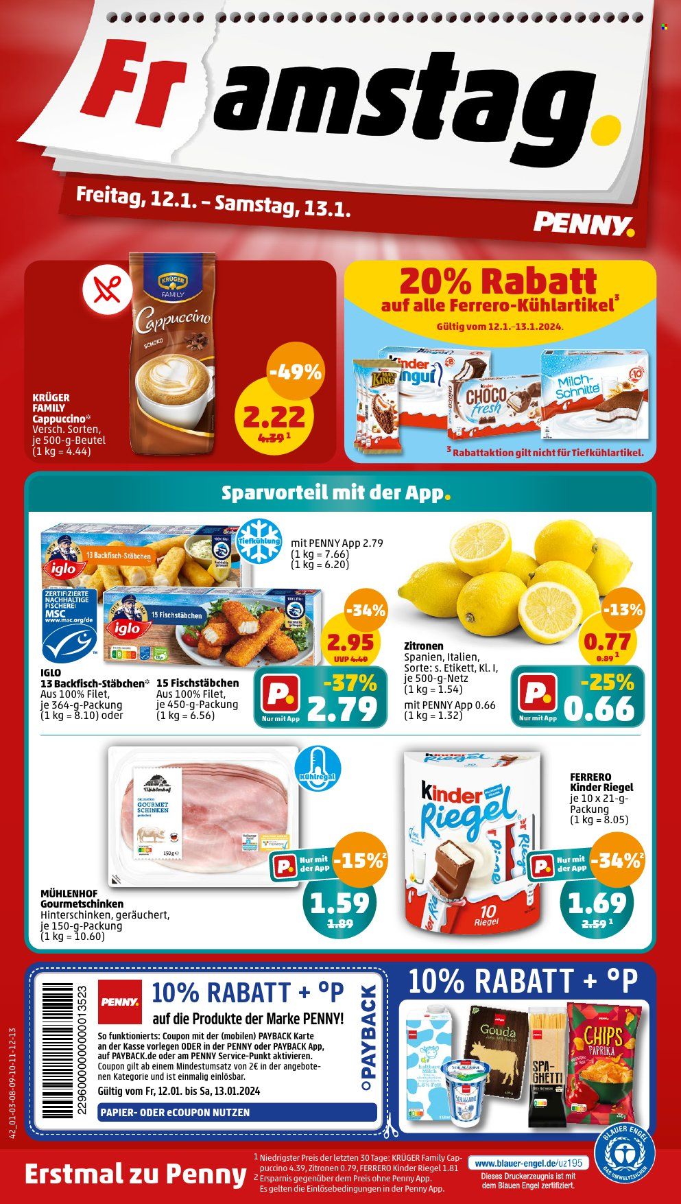 Penny Prospekte  - 8.01.2024 - 13.01.2024. Seite 42
