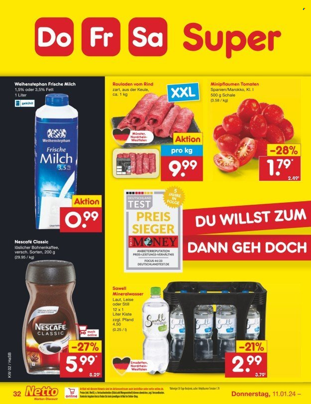 Netto Marken-Discount Prospekte  - 8.01.2024 - 13.01.2024. Seite 38