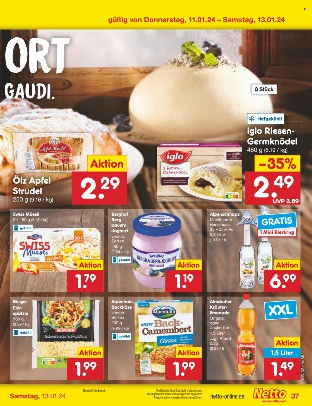 Netto Marken-Discount Prospekte  - 8.01.2024 - 13.01.2024. Seite 43