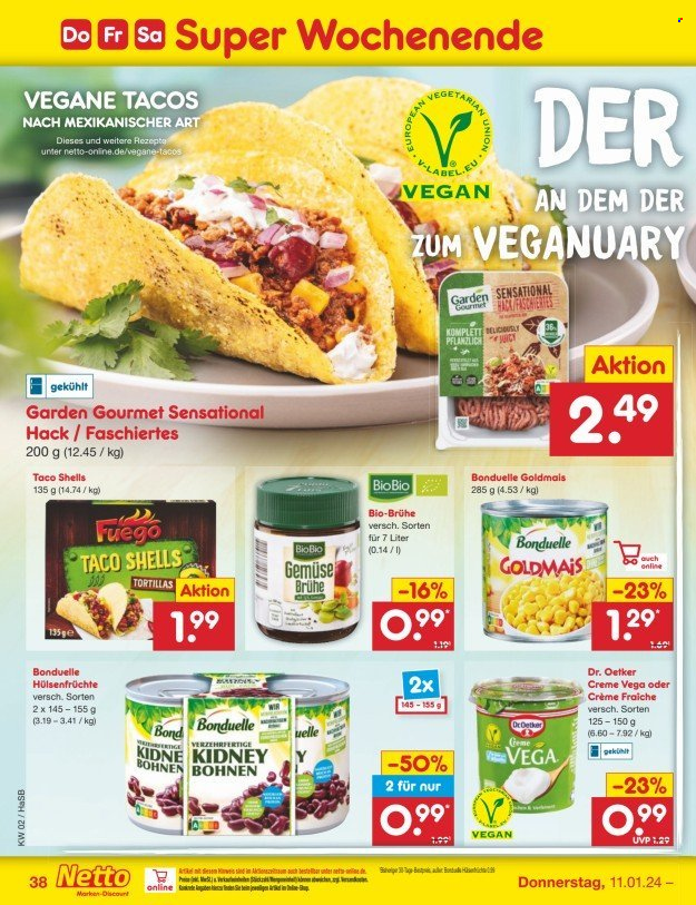 Netto Marken-Discount Prospekte  - 8.01.2024 - 13.01.2024. Seite 44