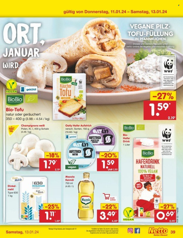 Netto Marken-Discount Prospekte  - 8.01.2024 - 13.01.2024. Seite 45