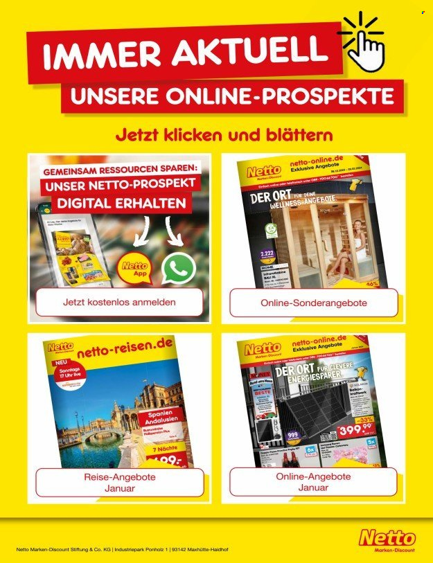 Netto Marken-Discount Prospekte  - 8.01.2024 - 13.01.2024. Seite 57