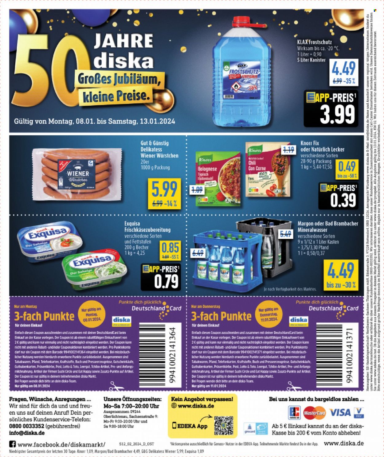Diska Prospekte  - 8.01.2024 - 13.01.2024. Seite 12