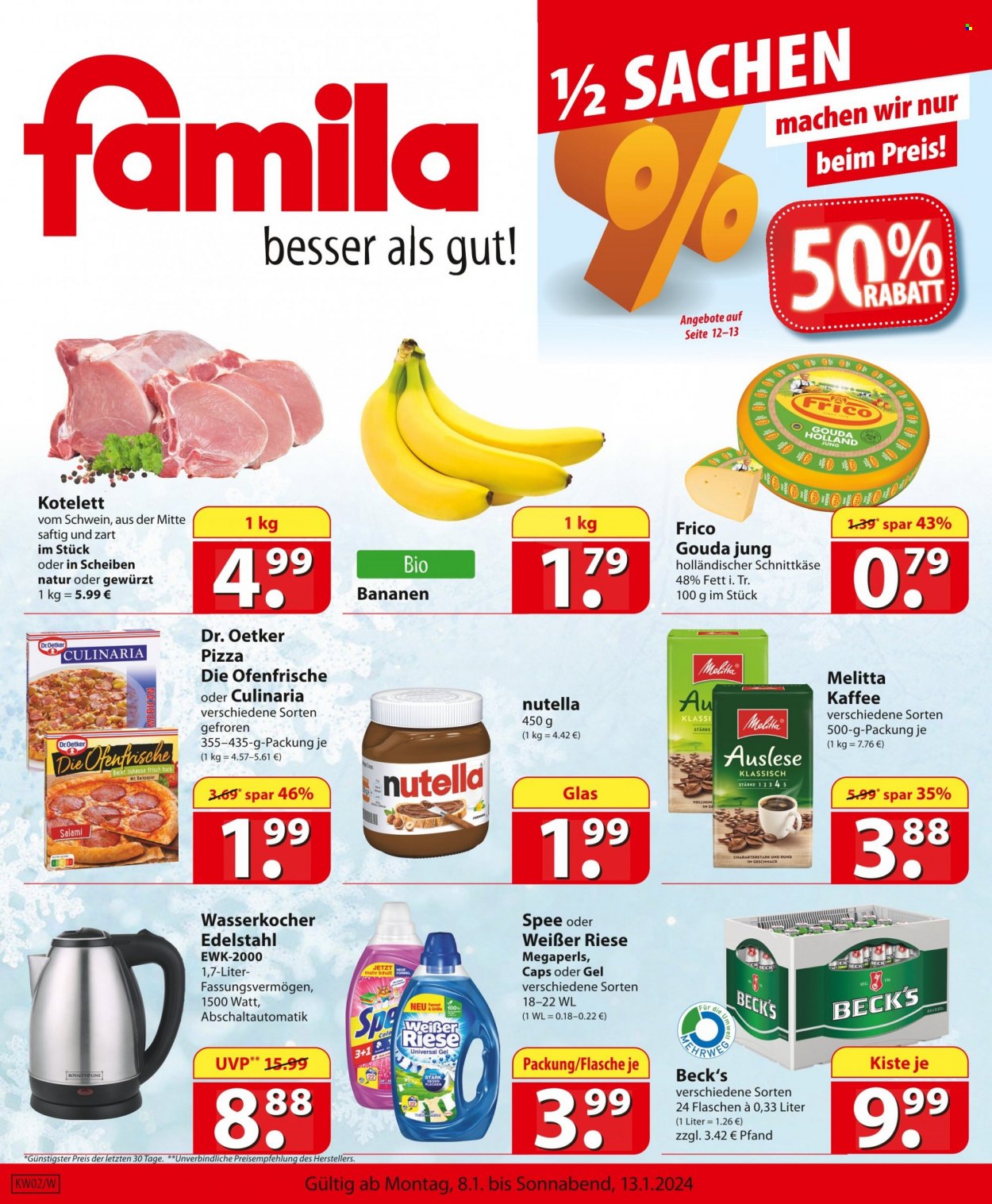 famila Prospekte  - 8.01.2024 - 13.01.2024. Seite 1