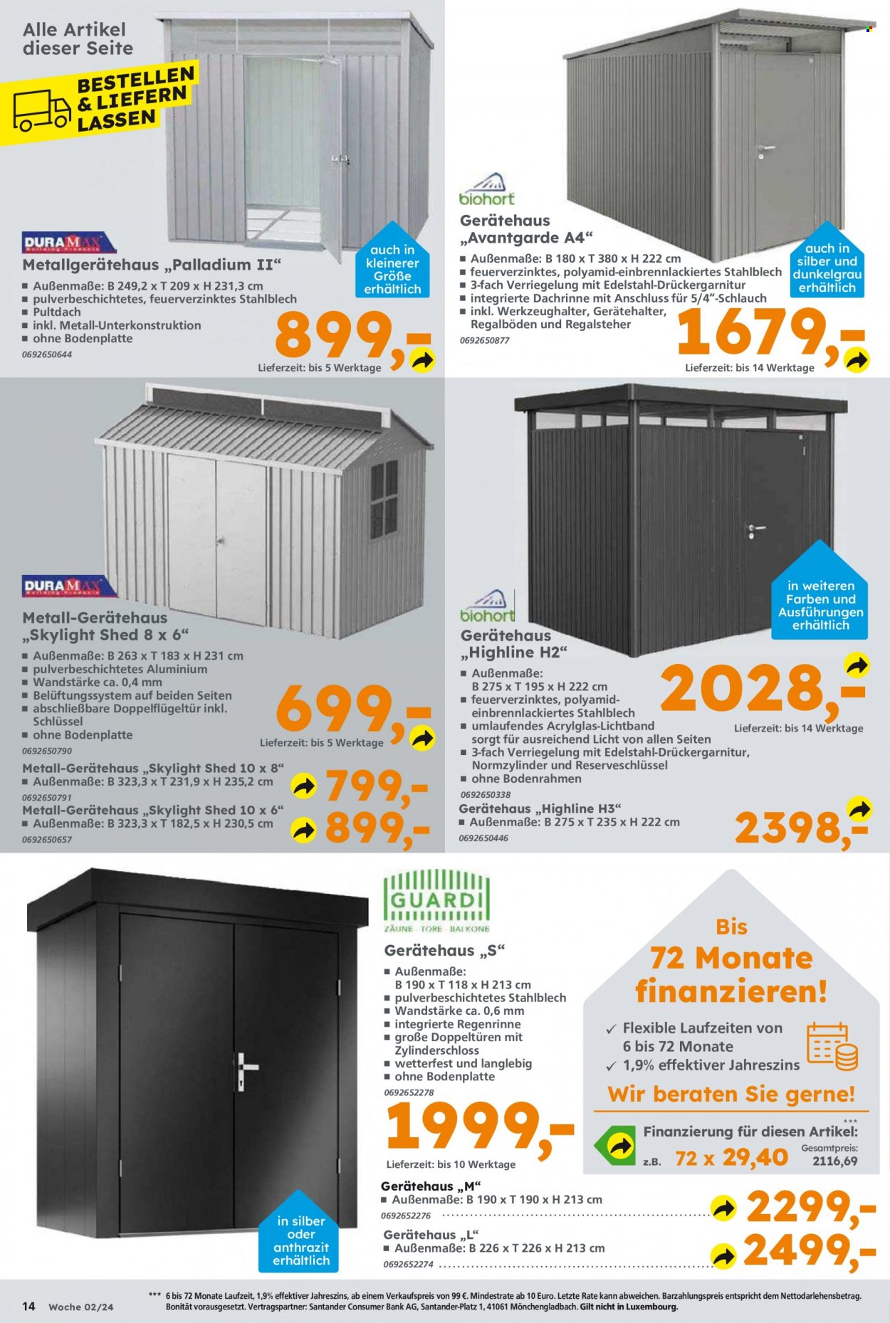 Globus Baumarkt Prospekte  - 8.01.2024 - 13.01.2024. Seite 14
