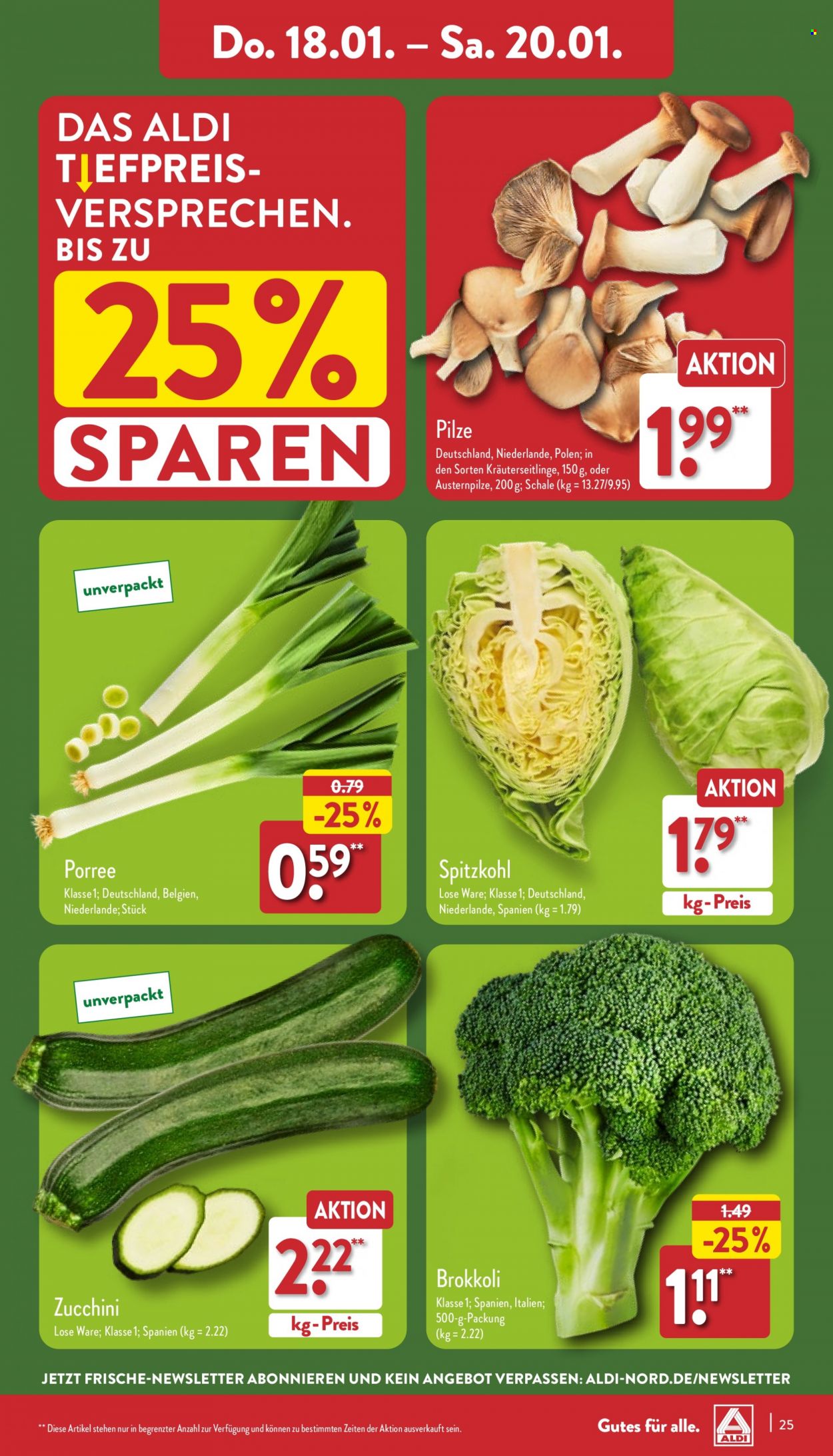 ALDI Nord Prospekte  - 15.01.2024 - 20.01.2024. Seite 25