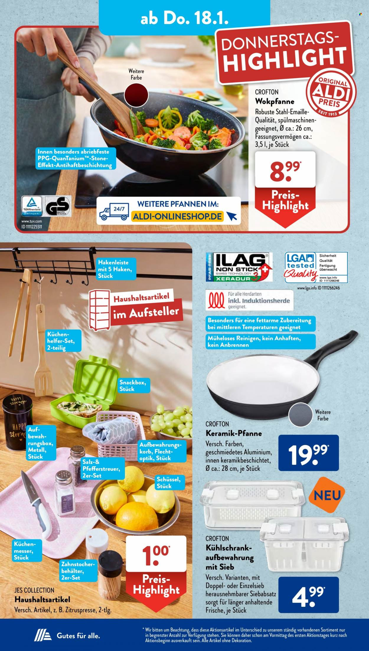 ALDI SÜD Prospekte  - 15.01.2024 - 20.01.2024. Seite 18