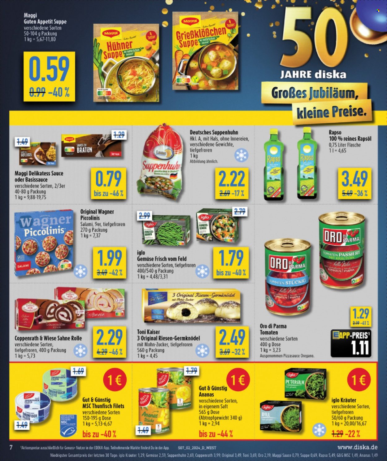 Diska Prospekte  - 8.01.2024 - 13.01.2024. Seite 7